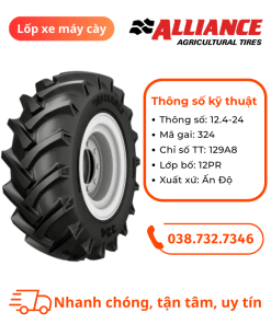 Lốp Alliance 12.4-24 gai 324