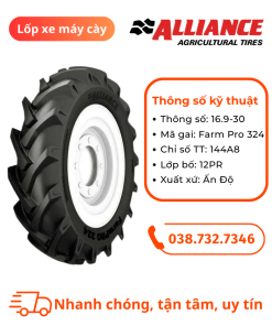 Lốp ALLIANCE 16.9-30 FARM PRO 324
