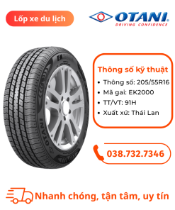 Lốp OTANI 205/55R16 EK2000