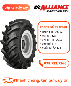 Lốp Alliance 9.5-22 gai 324