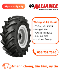 Lốp Alliance 9.5-24 gai 324