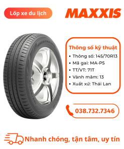 Lốp Maxxis 145/70R13 MA-P5