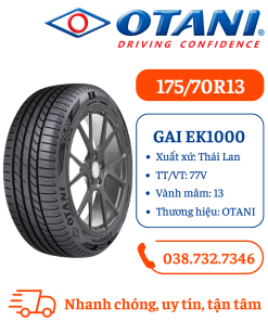 Lốp OTANI 175/70R13 EK1000