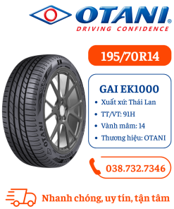 Lốp OTANI 195/70R14 EK1000